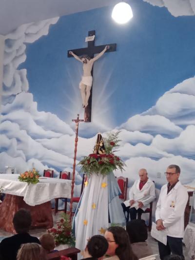 Nova Laranjeiras - Comunidade GuaraÃ­ celebra Nossa Senhora Aparecida (12/10)